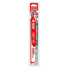 Diablo Steel Demon 9 in. L x 1 in. W Carbide Reciprocating Saw Blade 8 TPI 3 pk