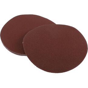 10 Pcs 6inch 180 Grit Universal Sanding Discs - Round Hook and Loop Sandpaper - White Paper Red