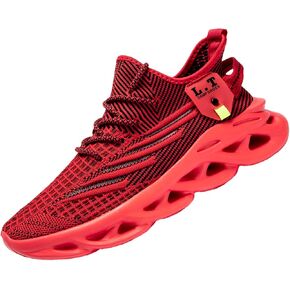 Women Slip On Running Shoes Lightweight and Breathable Non-Slip Cushioned Sports Shoes with EVA Elastic Sole for All-Day Comfort Walking Fitness Jogging