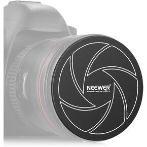 NEEWER 52mm Magnetic Aluminum Lens Cap with 52mm Thread, Compatible with NEEWER K&F Kase 52mm Magnetic Lens Filters and 52mm Camera Lens