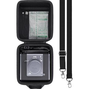 Aenllosi for Fujifilm INSTAX Wide EVO 2-in-1 Instant Film Camera and Printer Hard Carrying Case, with Mesh Pocket and Adjustable Shoulder Strap (Case Only) in Kuwait