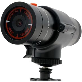 Cerwin Vega C400 High Resolution 120° Ultra Wide Angle Action Camera with Accessories, Built-in Lithium Battery & Microphone, Motorcycle Camera, Full HD Camera, USB 2.0, Single Unit, Black