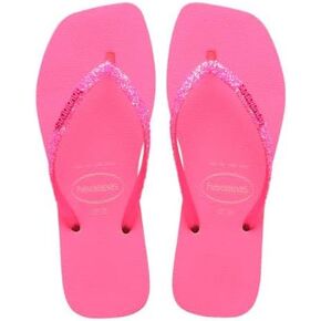 Havaianas Sandals Sqr Neon Fc (Neon Rosa, US Footwear Size System, Adult, Women, Numeric Range, Medium, 9, 10)
