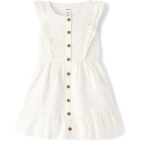 Gymboree Girls' and Toddler Flutter Sleeve Dresses