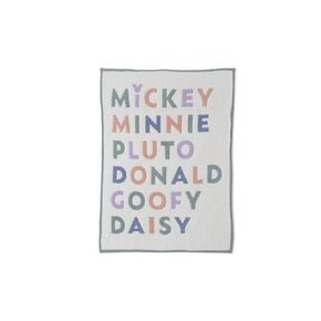 Barefoot Dreams® CozyChic® Disney Mickey and Friends Stroller Blanket, Cream Multi, 30"x40"