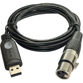 DSD TECH USB to DMX Interface Cable with FTDI Chip - 5.9FT
