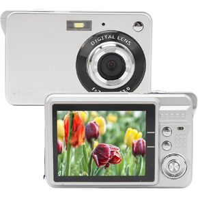 Video Camera Camcorder Digital Camera Recorder, 48MP Full HD 4K DV Camera with 2.7 Inch TFT Screen, 8X Zoom Autofocus Anti Shake Compact Camera for Travel Photography Vlogging