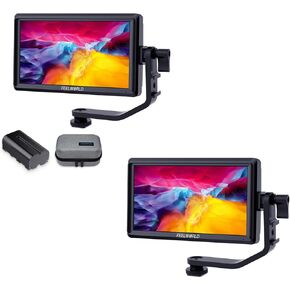 FEELWORLD S55 and S55 with F550 Battery Camera Field DSLR Monitor Bundle