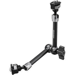 NEEWER 7" Articulating Magic Arm with 360° Ball Heads & Locating Pins for ARRI, Camera Monitor Mount with 1/4" Screws for DSLR Action Camera Monitor Video Light Compatible with SmallRig Cage Rig, ST07