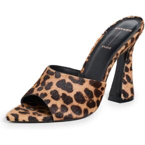 Black Suede Studio Women's Junie Sandals 100mm
