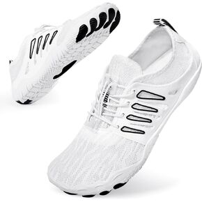 Hike Barefoot Water Shoes for Women Men Hike Lightweight Footwear Quick-Dry Swim Barefoot Shoes Breathable Non-Slip Wide Toe Box for Aqua Fishing River Pool Lake Hiking Kayaking Surfing