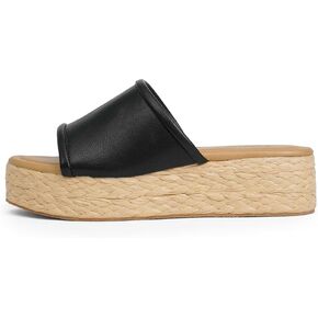 Platform Sandals Women Braided Sandals Slip on Wedge Sandal Summer Beach Wedge Dressy Sandal