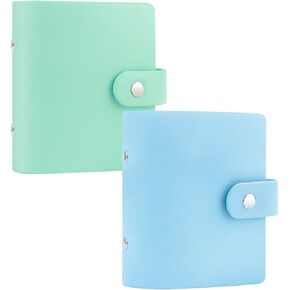 2Packs 52 Pockets Mini Photo Album for Fujifilm Instax Mini Instant Film(Green+Blue)