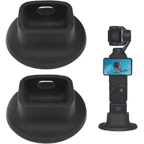 Non-Slip Desktop Mount Compatible with DJI Osmo Pocket 3, Stable Desktop Bracket, Pocket 3 Accessories, Camera Support Stand, Portable Desk Mount Base, Silicone, Black