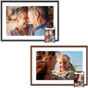 2 pcs of 10.1'' Digital Picture Frame, Frameo Digital WiFi, 32GB Memory, 1280 * 800 HD Touch Screen Electronic Photo Frame, Wall Mountable, Share Instantly, Wedding, Birthday Gifts for Women, Mom