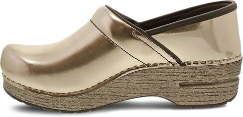 Dansko Professional Chrome Slip-On Clogs for Women - Rocker Sole and Arch Support for Comfort - Ideal for Long Standing Professionals - Food Service, Healthcare Professionals in Saudi Arabia