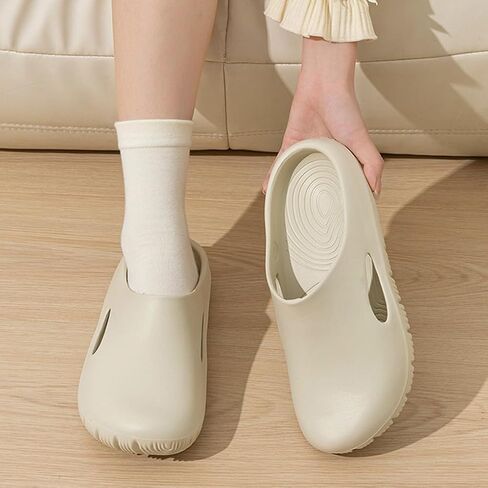 غلاف حديقة للنساء والرجال ، دعم القوس الصندل ممرضة مريحة البغال غير المقاومة للانزلاق ماء الأحذية ، شريحة الشيف في الهواء الطلق شاطئ الشاطئ للجنسين للبالغين الكلاسيكية مغلقة in Kuwait