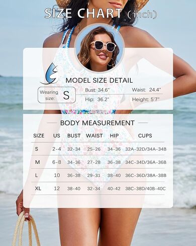 Women Modest One Piece Swimsuit - Floral Tummy Control Bathing Suit Whip Stitch Double Straps V Neck Monokini Teens in Saudi Arabia