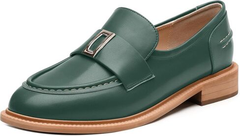 SKYSTERRY Loafers for Women Penny Loafers with Round Toe Low Chunky Block Heels Comfortable Women Loafers Shoes for Work Party Dating Shopping in Saudi Arabia