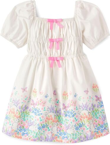 Gymboree Girls' and Toddler Short Sleeve Tiered Dresses in Saudi Arabia