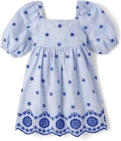 Gymboree Girls' and Toddler Short Sleeve Tiered Dresses in Saudi Arabia