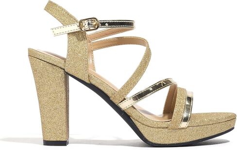 Block Heeled Platform Sandals Chunky Open Toe Shoes for Women in Saudi Arabia