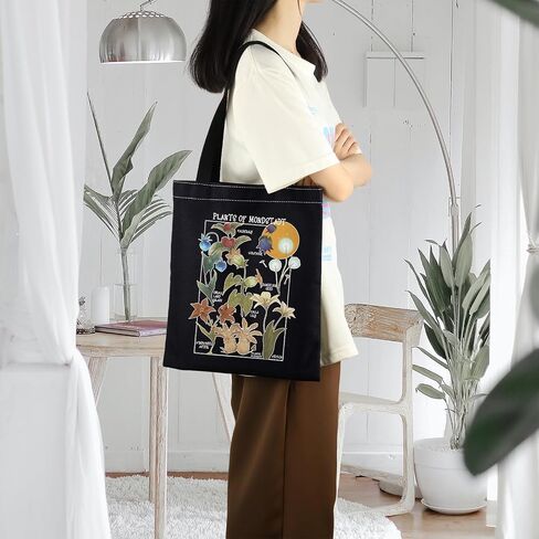 ENSIANTH Genshin Mondstadt Flower Merch Anime Lover Gift Genshin Character Cosplay Gift Anime Video Game Inspired Tote Bag in Saudi Arabia