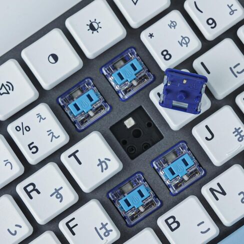 Kailh PG1350 Choc V1 70PCS Mechanical Keyboard Switch kailh Low Profile switches Chocolate Mechanical Keyboard Switch RGB SMD 5-Pin Kailh Switches (Dark Blue,70Pcs) in Saudi Arabia