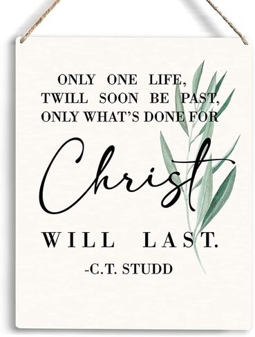 Christian Wall Art Forget The Former Things Do Not Dwell Wooden Hanging Sign Christian Bible Verse Wall Art Decor for Office Home Bedroom Living Room Religious Home Decor 8 x 10 Inches in Kuwait