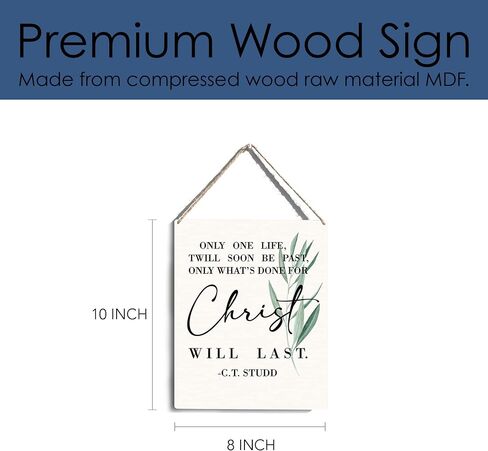 Christian Wall Art Forget The Former Things Do Not Dwell Wooden Hanging Sign Christian Bible Verse Wall Art Decor for Office Home Bedroom Living Room Religious Home Decor 8 x 10 Inches in Kuwait
