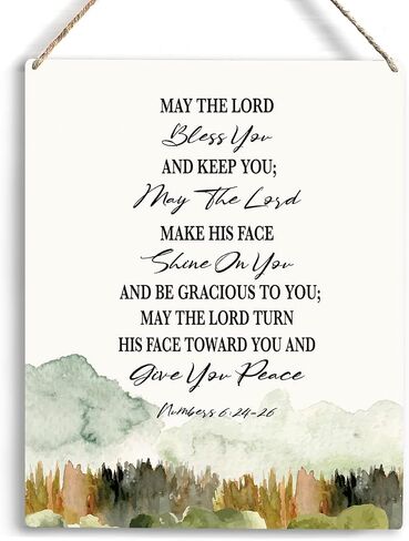 Christian Wall Art Forget The Former Things Do Not Dwell Wooden Hanging Sign Christian Bible Verse Wall Art Decor for Office Home Bedroom Living Room Religious Home Decor 8 x 10 Inches in Kuwait