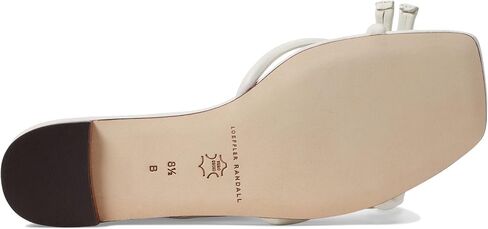Loeffler Randall Women's Hadley Leather Bow Flat Sandals in Saudi Arabia