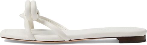 Loeffler Randall Women's Hadley Leather Bow Flat Sandals in Saudi Arabia