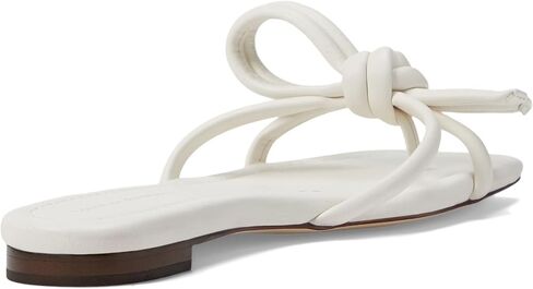 Loeffler Randall Women's Hadley Leather Bow Flat Sandals in Saudi Arabia