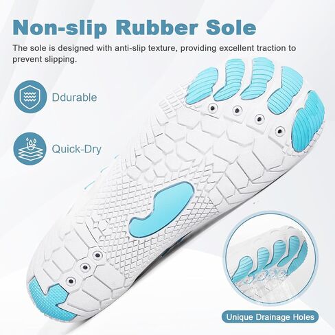 Hike Barefoot Water Shoes for Women Men Hike Lightweight Footwear Quick-Dry Swim Barefoot Shoes Breathable Non-Slip Wide Toe Box for Aqua Fishing River Pool Lake Hiking Kayaking Surfing in Saudi Arabia