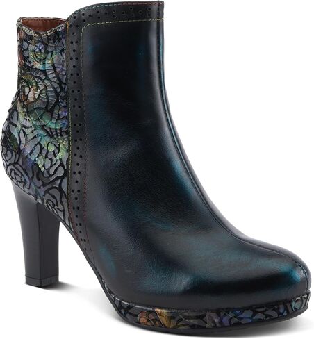 Spring Step L'Artiste Marleigh Women's Metallic Bootie - Glittering Accents, Iridescent Patterns, Enchanting Ankle Boots in Saudi Arabia