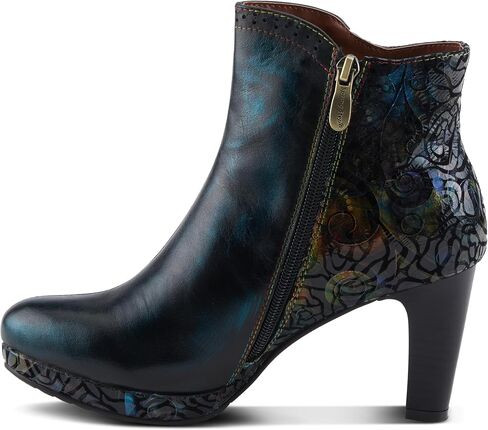 Spring Step L'Artiste Marleigh Women's Metallic Bootie - Glittering Accents, Iridescent Patterns, Enchanting Ankle Boots in Saudi Arabia