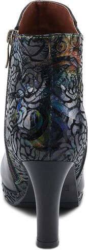 Spring Step L'Artiste Marleigh Women's Metallic Bootie - Glittering Accents, Iridescent Patterns, Enchanting Ankle Boots in Saudi Arabia