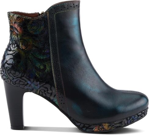 Spring Step L'Artiste Marleigh Women's Metallic Bootie - Glittering Accents, Iridescent Patterns, Enchanting Ankle Boots in Saudi Arabia
