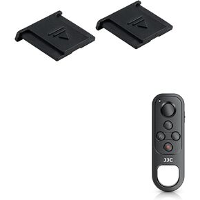 JJC Hot Shoe Cover with Wireless Bluetooth Remote Control for Fujifilm X-T5 X-T4 X-T50 X-T30 II X-S20 X-S10 X100VI Digital Cameras, Replaces Fuji TG-BT1 Grip