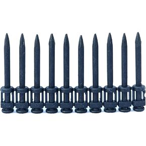 1-1/2" Collated Concrete Nails, .115" Shank Black Pins for Fastening Metal Framing to Concrete or Steel by Gas Acutated Tools, 800pcs/pack