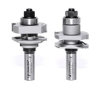 Amana Tool - 55430 Carbide Tipped 2Piece Ogee Stile & Rail 1-5/8 Dia x 1-1/16 x 1/4 Rad
