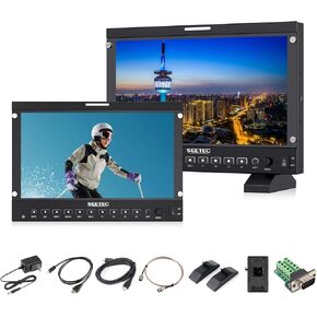 SEETECT P133 PRO 13.3 inch 1000nit High Bright Broadcast Monitor Full HD 1920x1080 Camera Monitor CalMAN Software Calibration, True Color Presentation