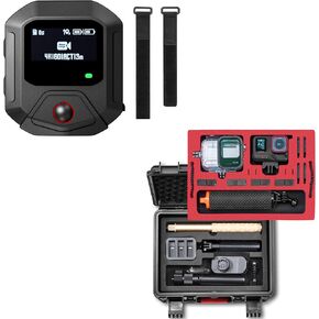 GPS Bluetooth Remote Control for Insta360 Cameras+Hard Case for Insta360 ACE Pro 2/ACE Pro Accessories