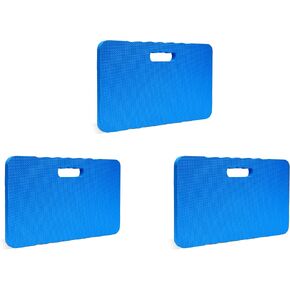 Gardzen 3-Pack Garden Kneeling Pad - For Gardening, Baby Bath, Yoga, Pilates, Exercise, Blue