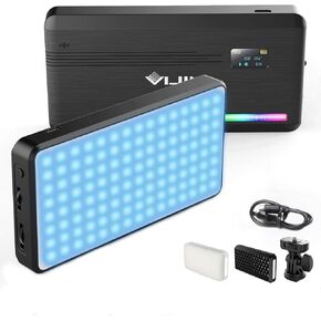 VIJIM VL196 RGB LED Video Light and Light Stand