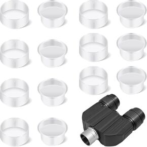 Alstar 1.25" 7 Pair Dust Caps Set - Bundle with - Stereo Binocular Viewer