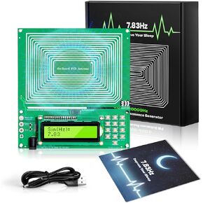 Frequency Generator for Healing (0.01Hz-200KHz), 7.83Hz Schumann Resonance Generator, Sound Frequency Machine for Meditation, Stress Relief, Relaxation, and Yoga
