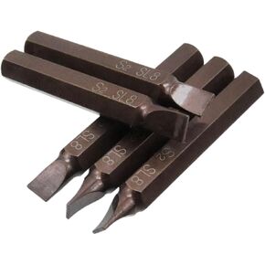 Slotted Screwdriver Bits 8mm Flat Head Bits 3-inch Long SL8 Screwdriver Bit-5pcs