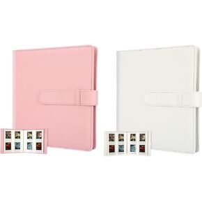2Packs 256 Pockets Photo Album for Fujifilm Instax Mini LiPlay 11 90 70 50S 26 25 9 8+ 8 7S Instant Camera/Mini Link SP-1 Printer, Polaroid Snap SnapTouch PIC-300 Z2300 Mint Zip Instant Camera Printer